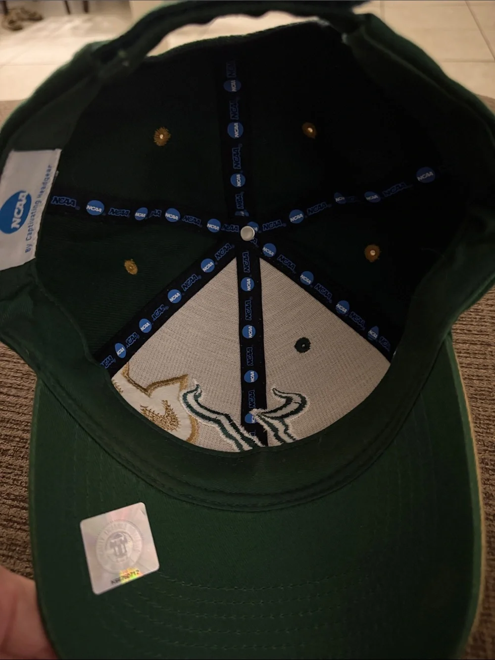 NCAA Captivating Headgear University of South Florida Baseball Cap NWOT!